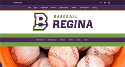 Desktop Screenshot of baseballregina.com